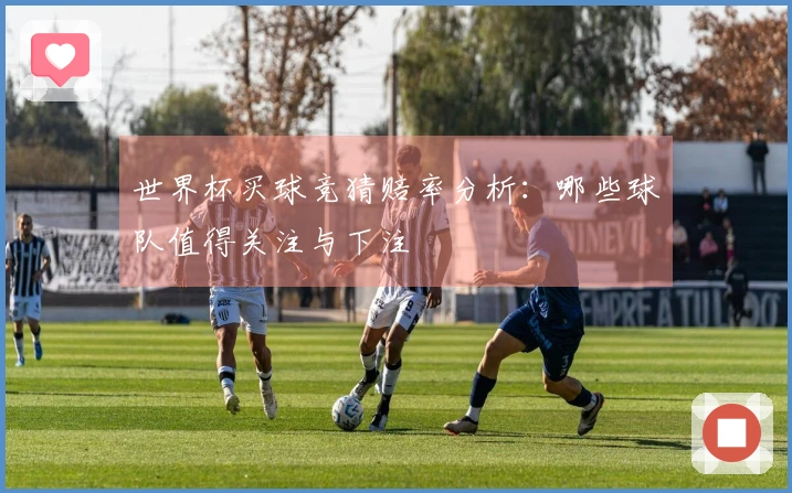 世界杯买球竞猜赔率分析：哪些球队值得关注与下注